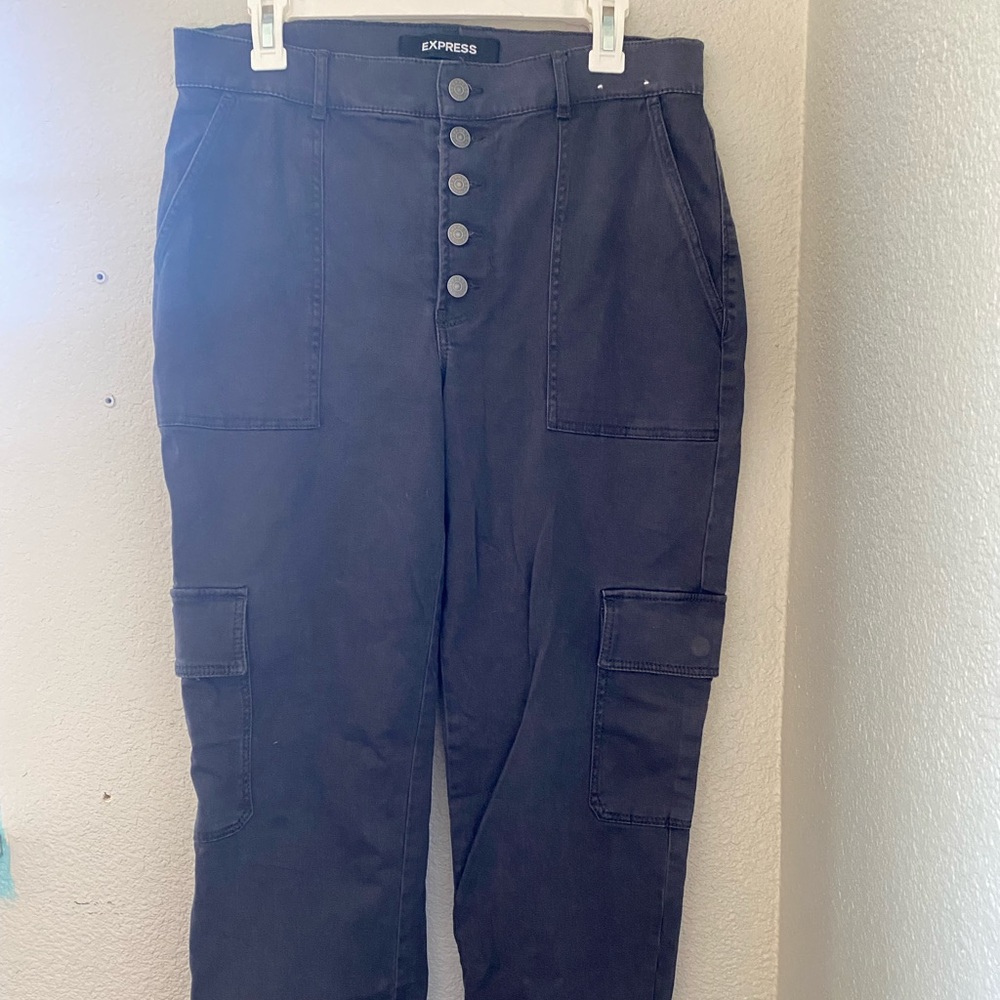 EXPRESS Ankle High Rise Pants